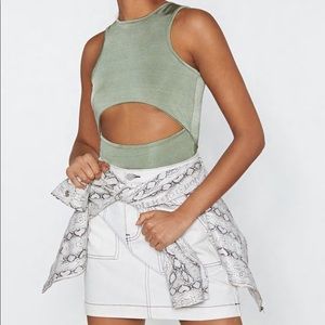 Nasty Gal Cut Out Bodysuit